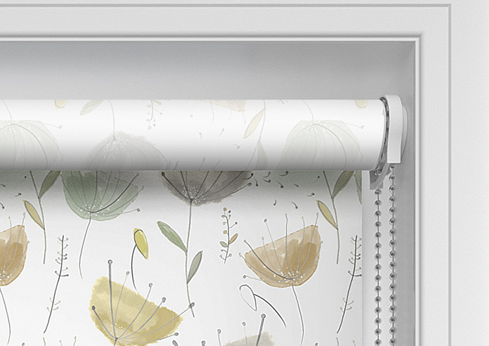Watercolour Dandelions, Pastel Golds - Twist&Fit Roller Blind - Image 11